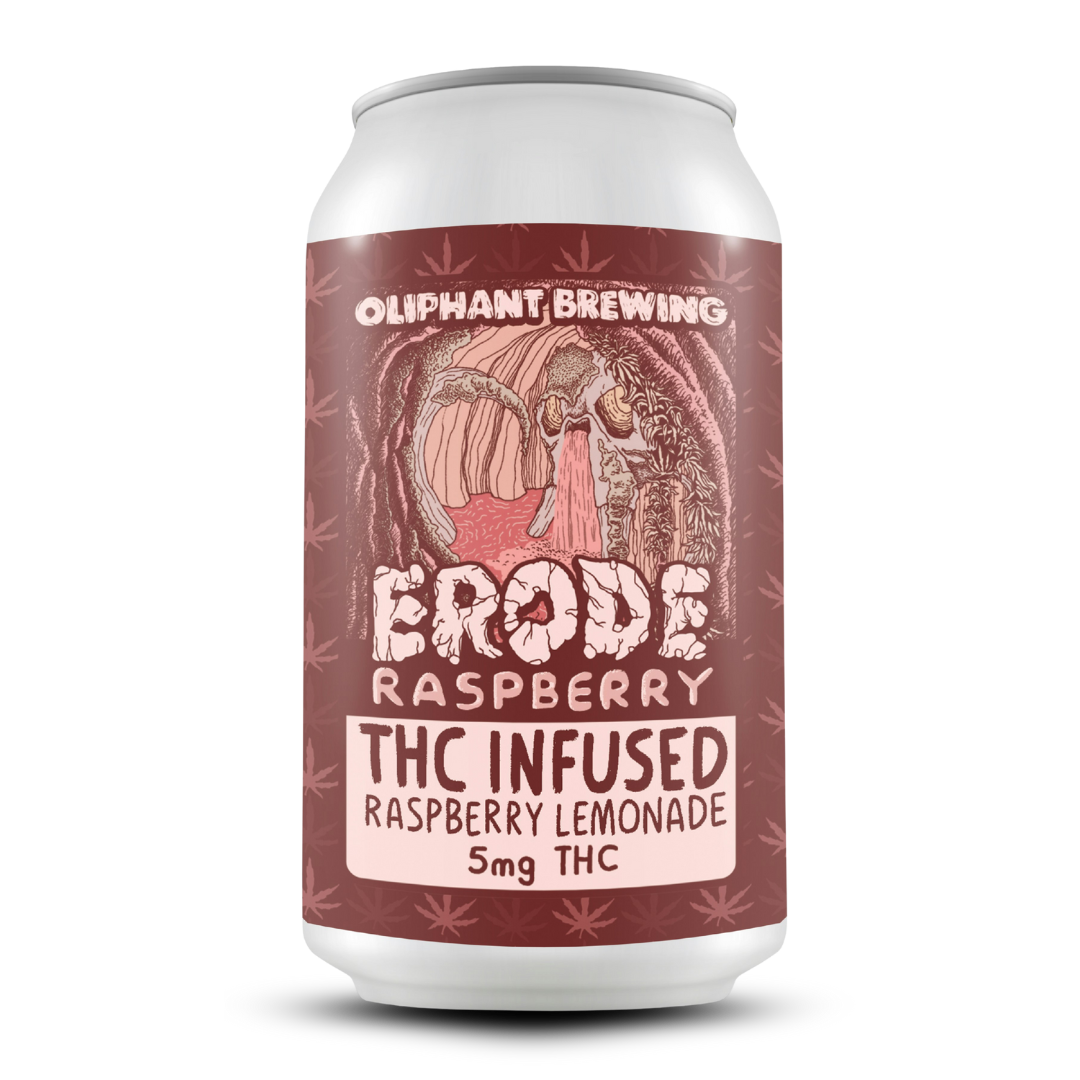 Raspberry Erode 5mg THC Raspberry Lemonade