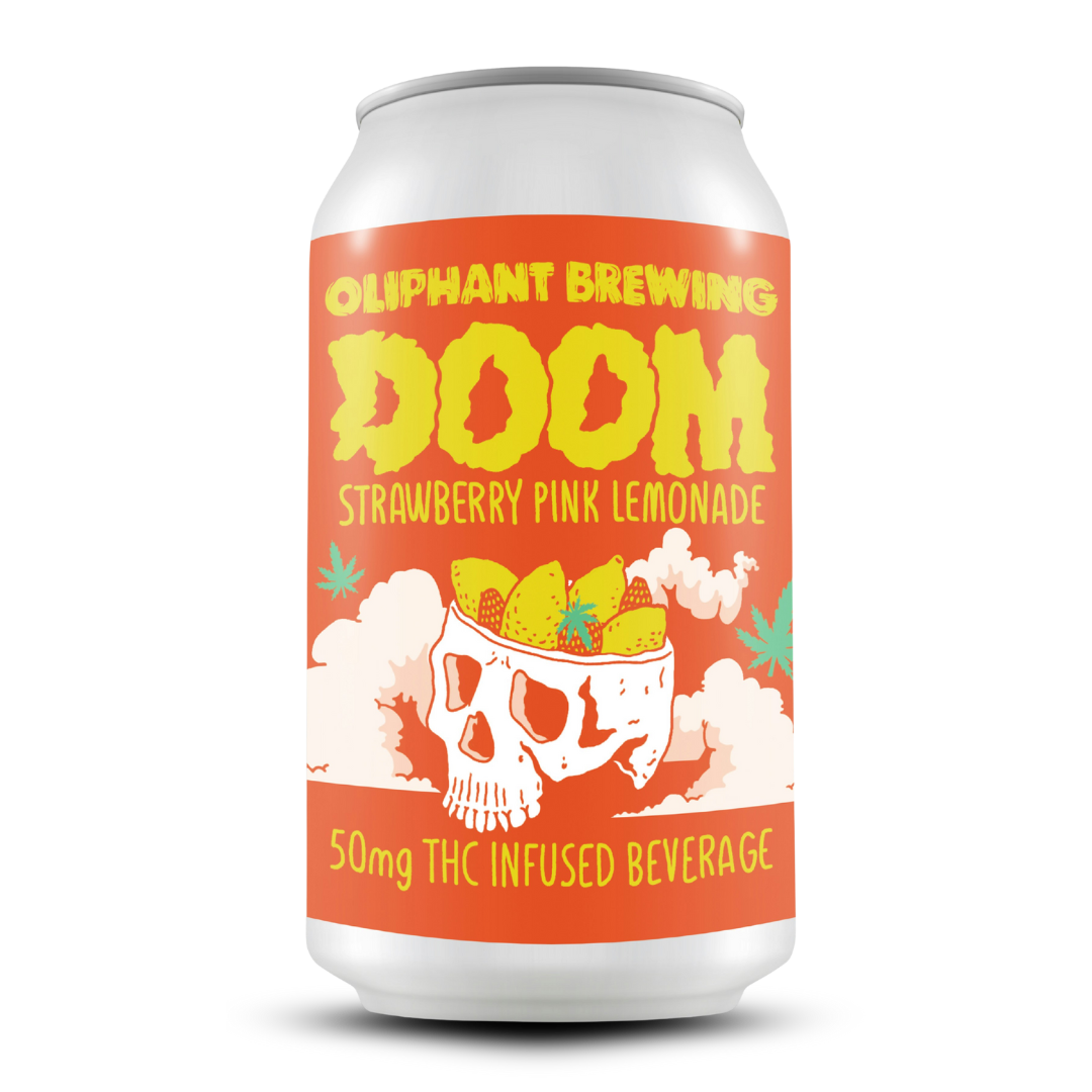 DOOM - STRAWBERRY PINK LEMONADE 50mg THC