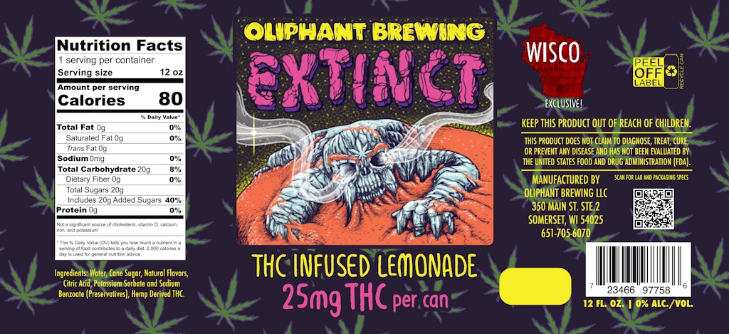 EXTINCT | 25mg THC LEMONADE