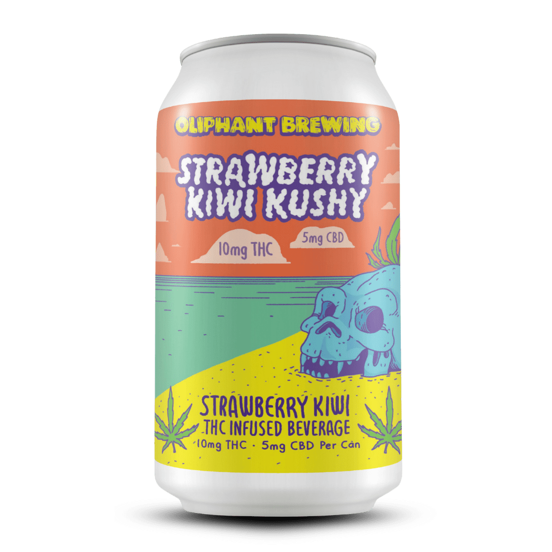 Strawberry Kiwi Kushy 10mg THC Beverage