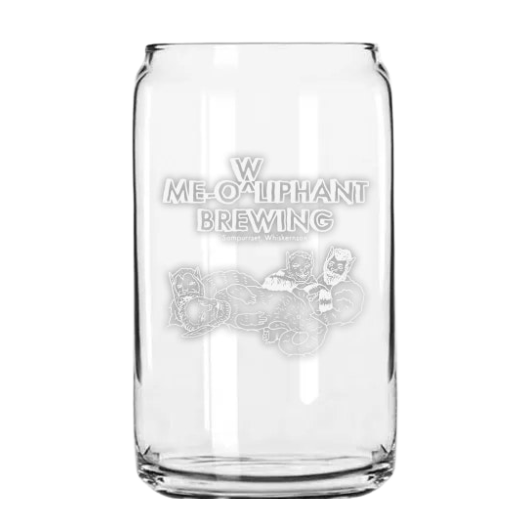 Meowliphant! – 16oz Glass