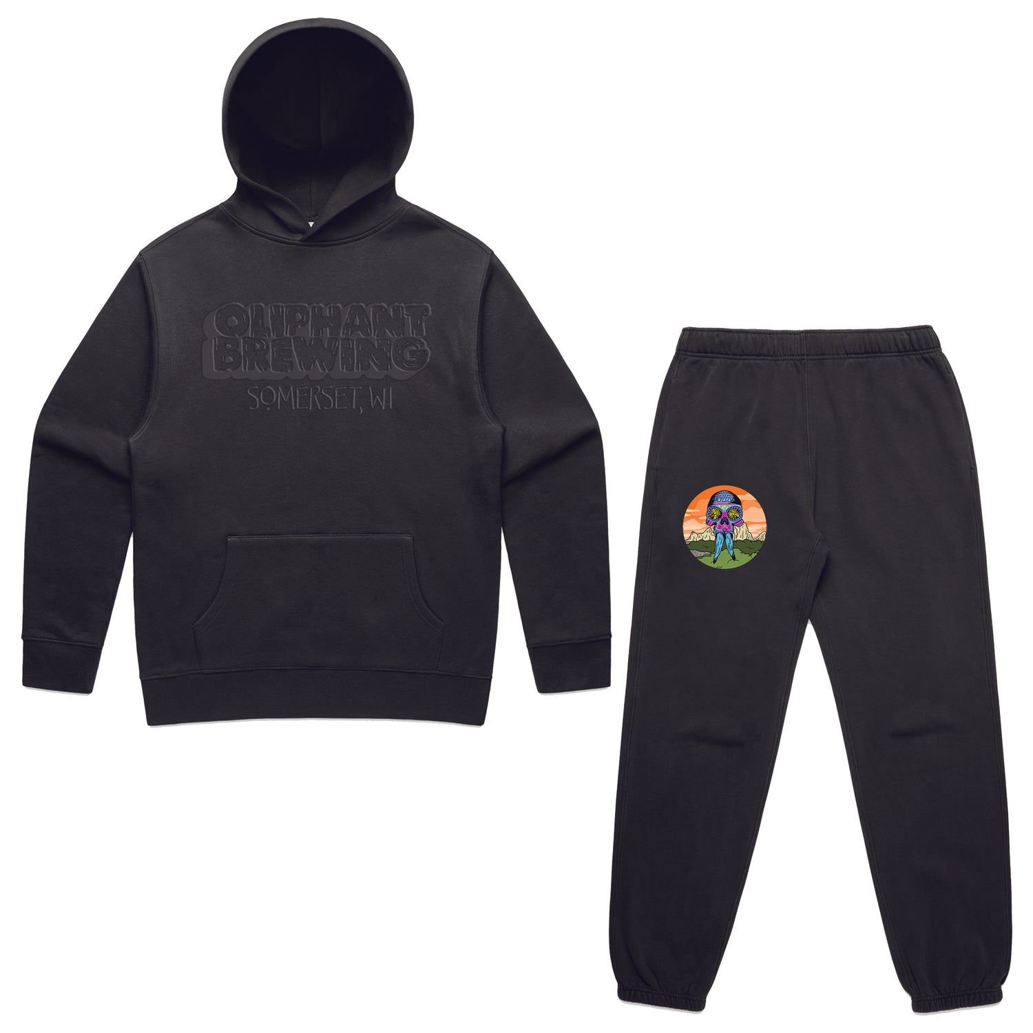 OLISKULL Sweatpants - Faded Black