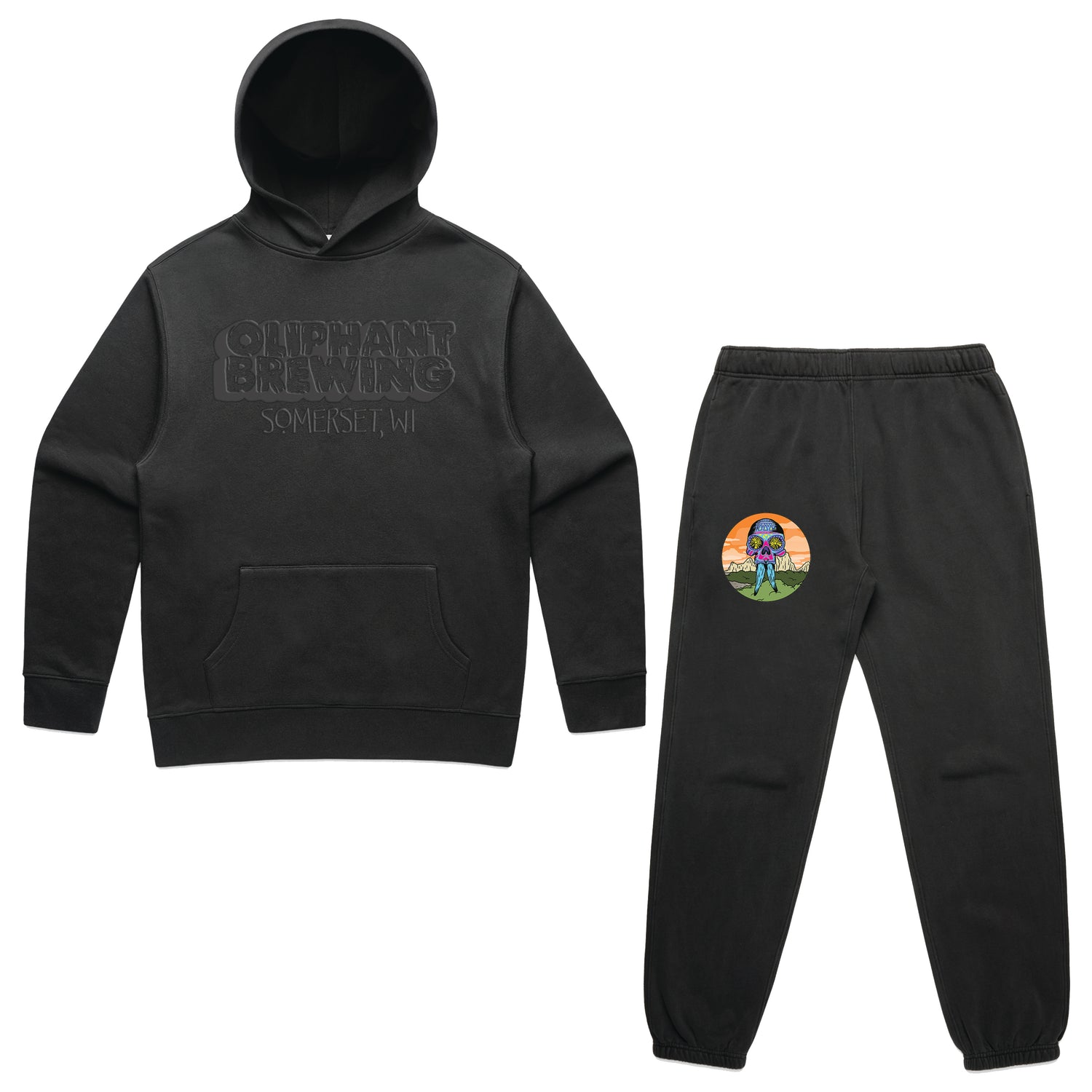 OLISKULL Sweatpants - Faded Black