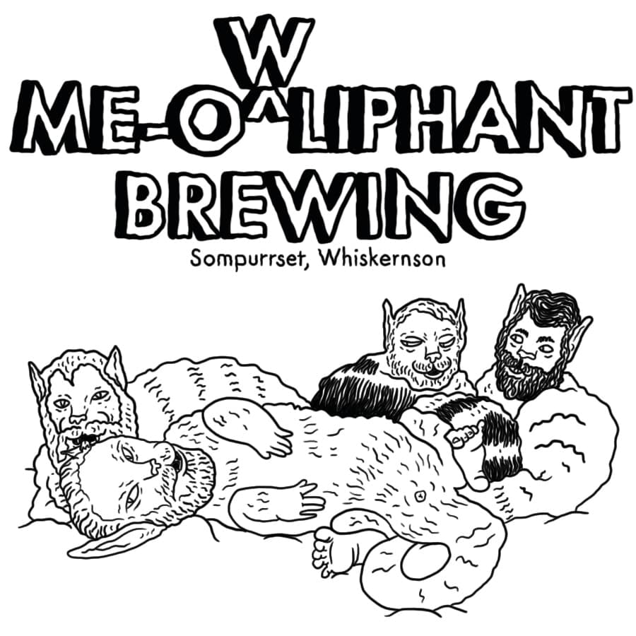 Meowliphant! – 16oz Glass